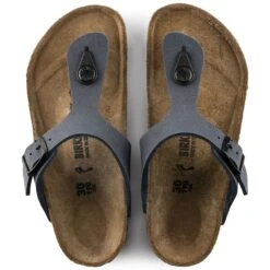 Birkenstock Gizeh Birko-Flor Nubuck Navy -Birkenstock 345443 top