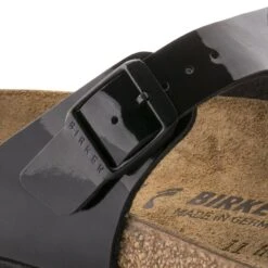 Birkenstock Gizeh Birko-Flor Patent -Birkenstock 43661 detail 1