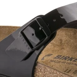 Birkenstock Gizeh Birko-Flor Patent -Birkenstock 43663 detail 1