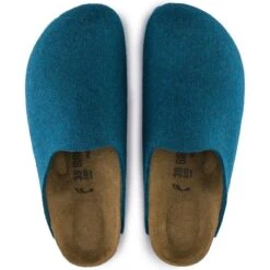 Birkenstock Amsterdam Wool Felt Petrol -Birkenstock 559763 top