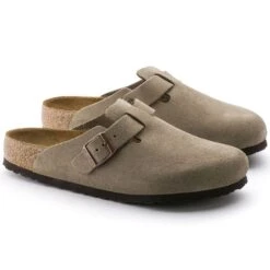 Birkenstock Boston Suede Leather -Birkenstock 560771 pair